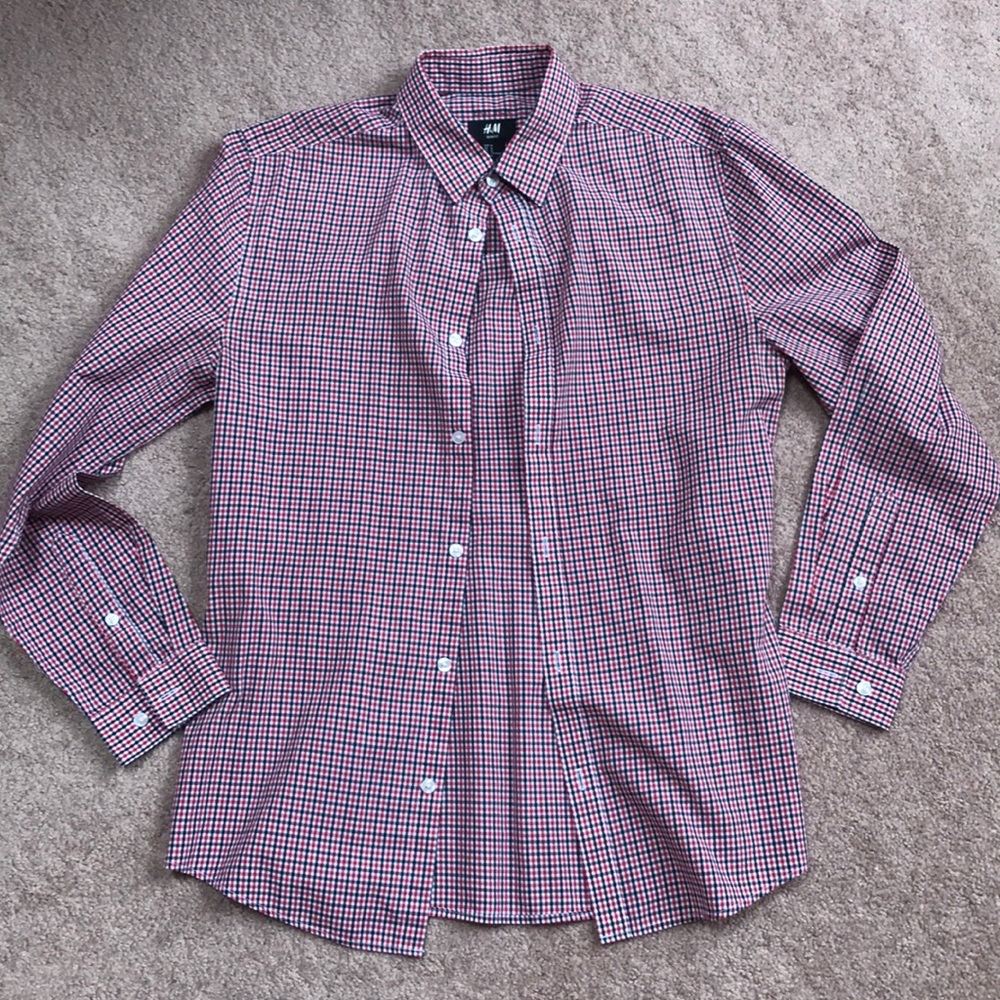 H&M Slim Fit Button Up Long Sleeve